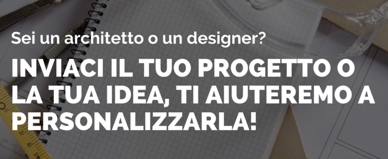 Professionista del design? Inviaci il tuo progetto